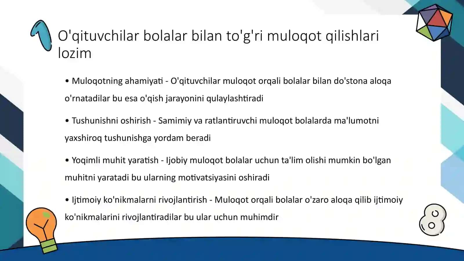 Tarbiya metodlari va vositalari 4