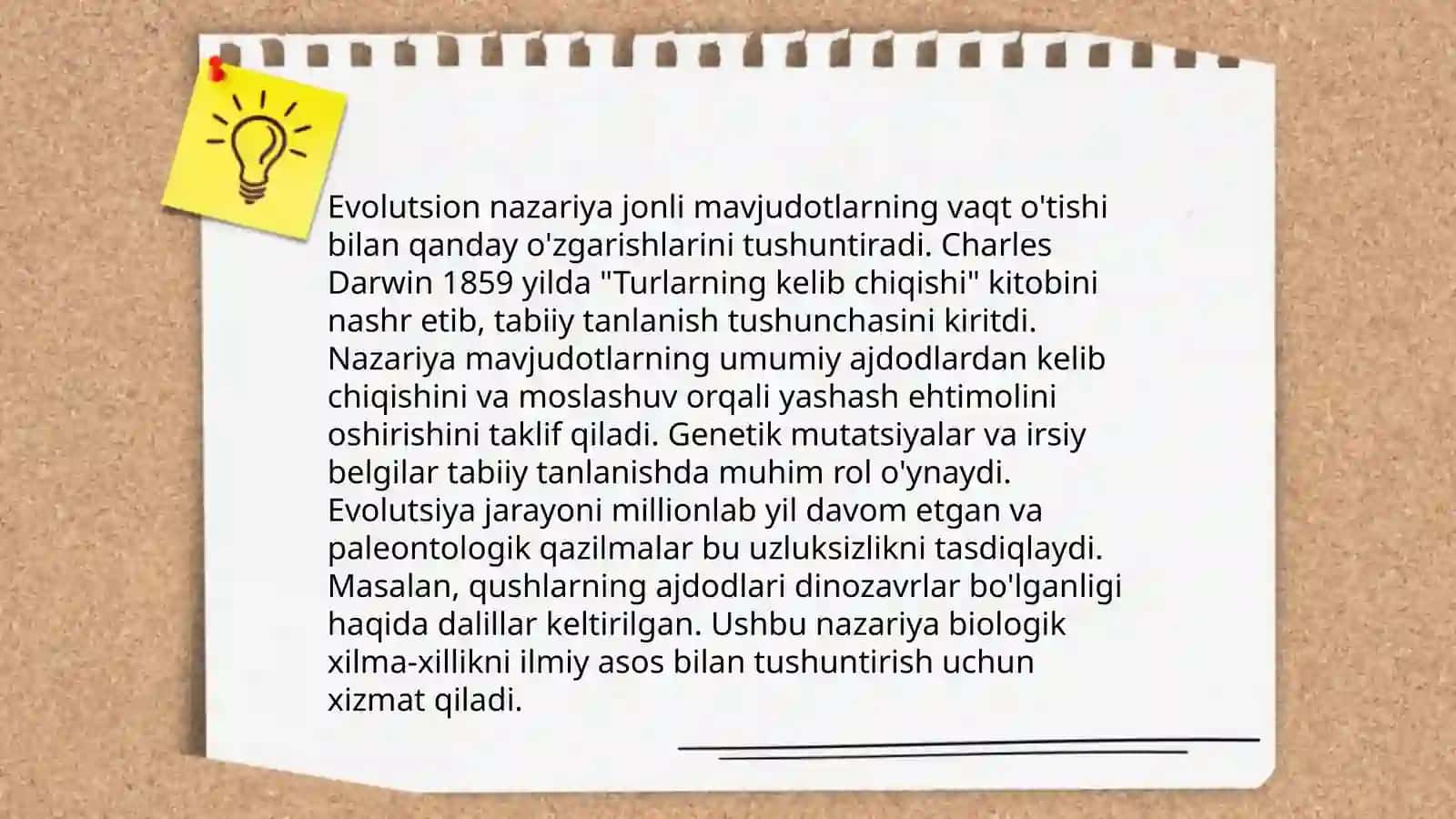 Ch. Darvinning evolutsion taʼlimoti 4