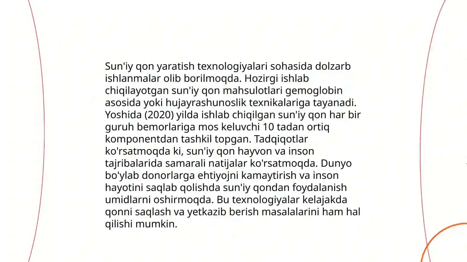Qon oʻrnini bosuvchi zamonaviy dori-vositlar 4