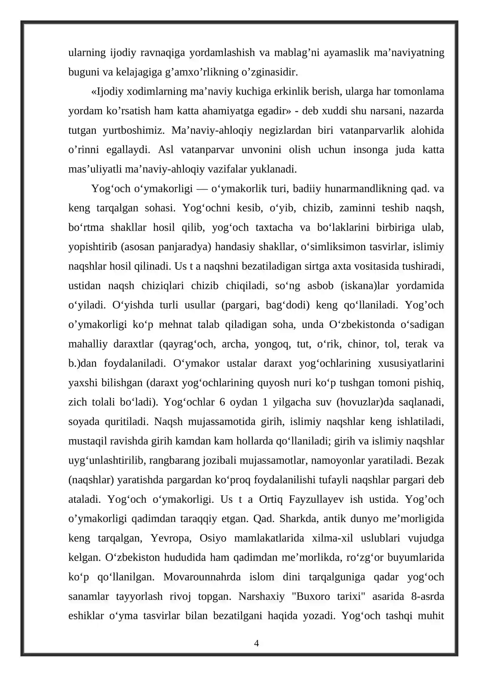MEHNAT TA’LIMINI O’QITISH METODIKASI 4
