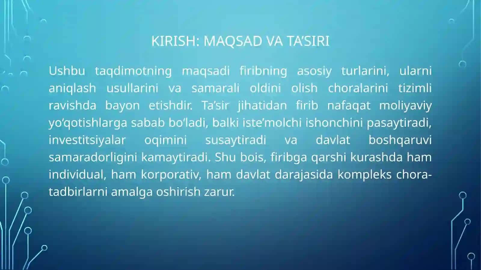 Firibni aniqlash va oldini olish 4