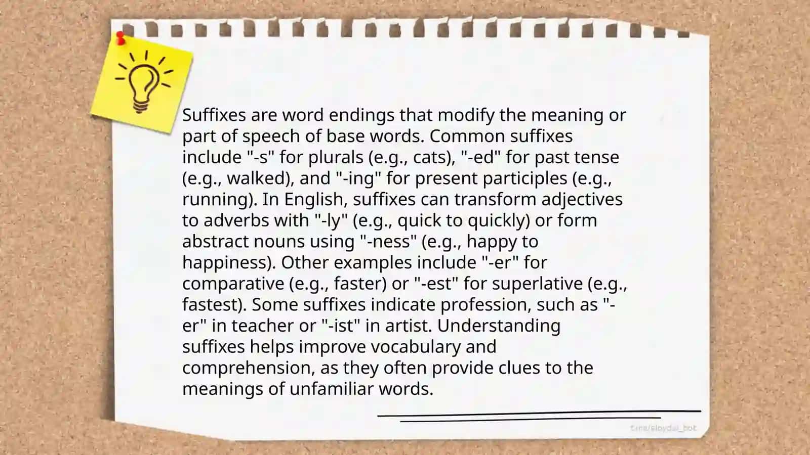 Affixes 4