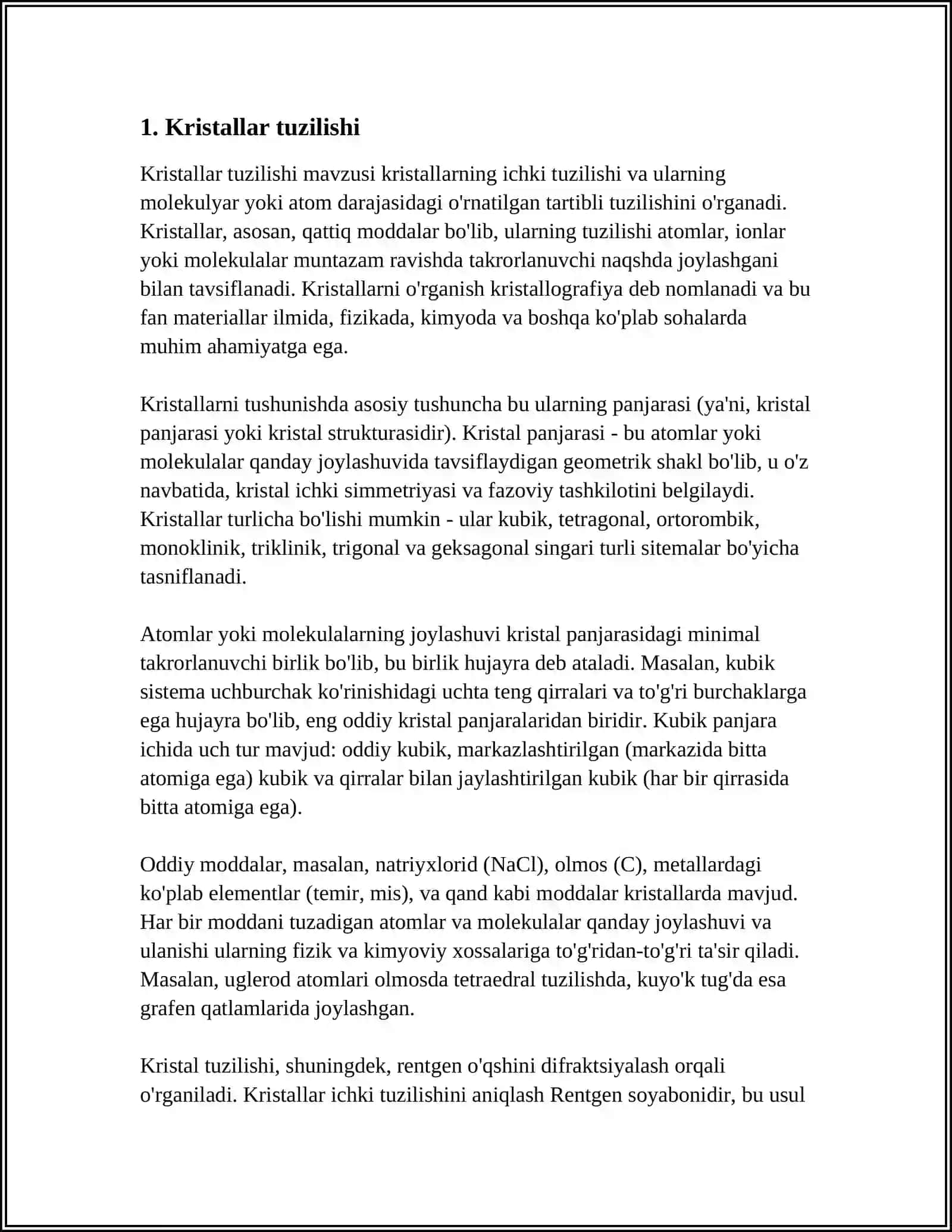 KRISTALLARNING ZONALAR NAZARIYASI 4