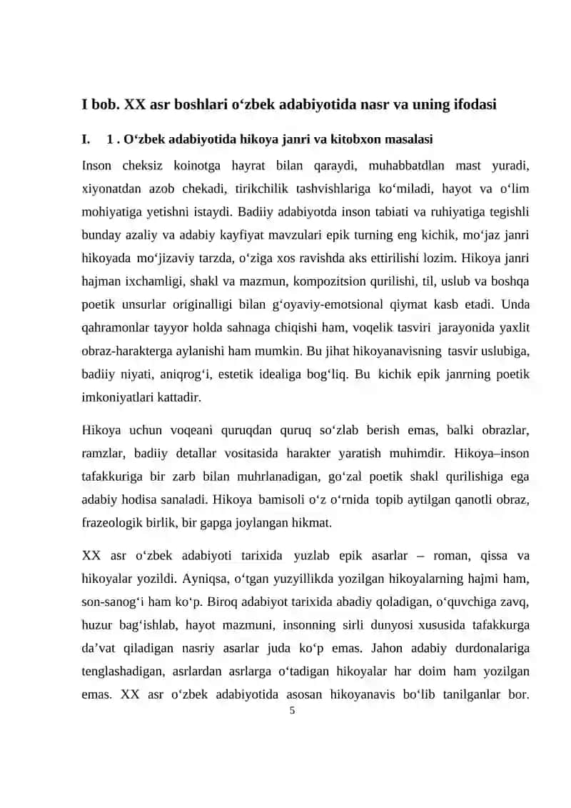 XX ASR BOSHLARI O‘ZBEK ADABIYOTIDA NASR VA UNING IFODASI 4