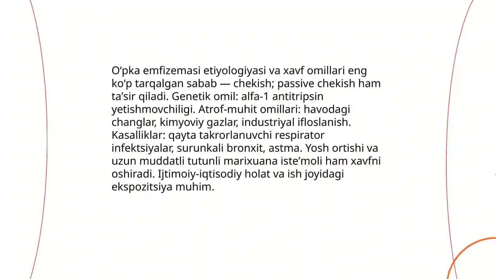 Oʻpka emfizemasi 4