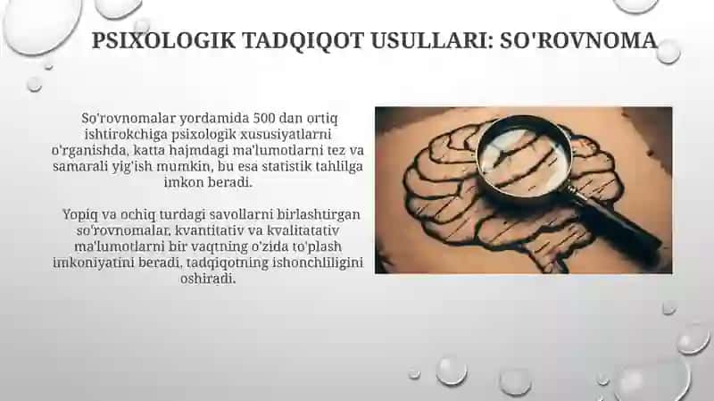 Psixologik tadqiqot usullari 4