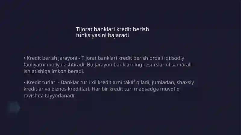 Markaziy bank faoliyati vazifalari 4