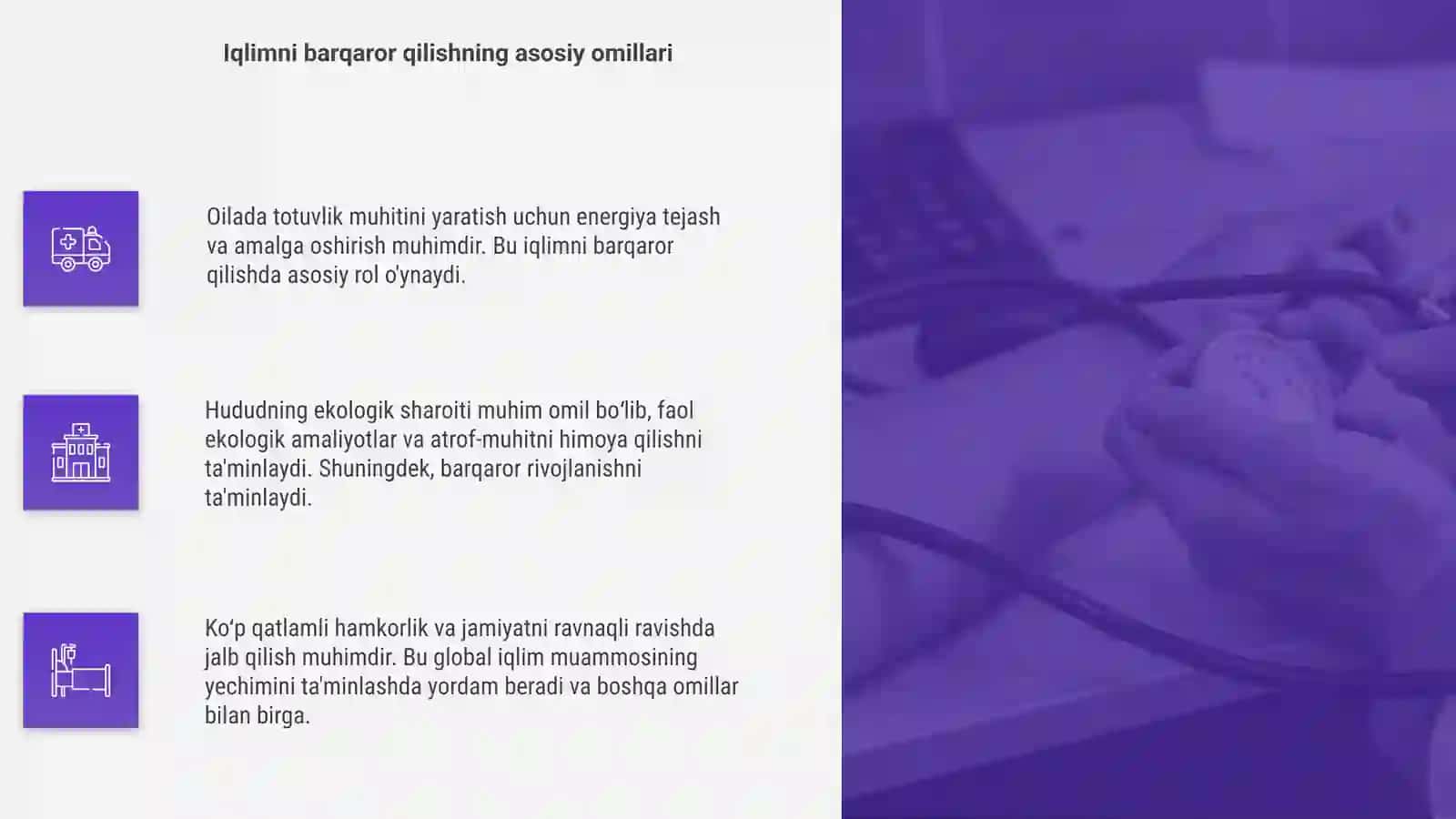 Oilada totuvlik muhitini yaratish omili 4