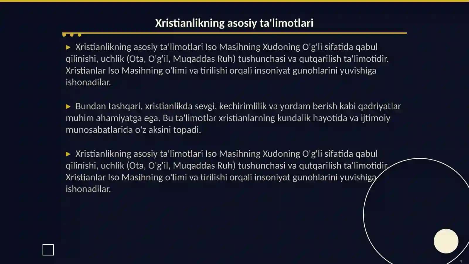 Xristian diniga 4