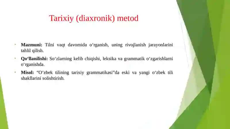 Lingvistik tadqiqot metodlari. 4