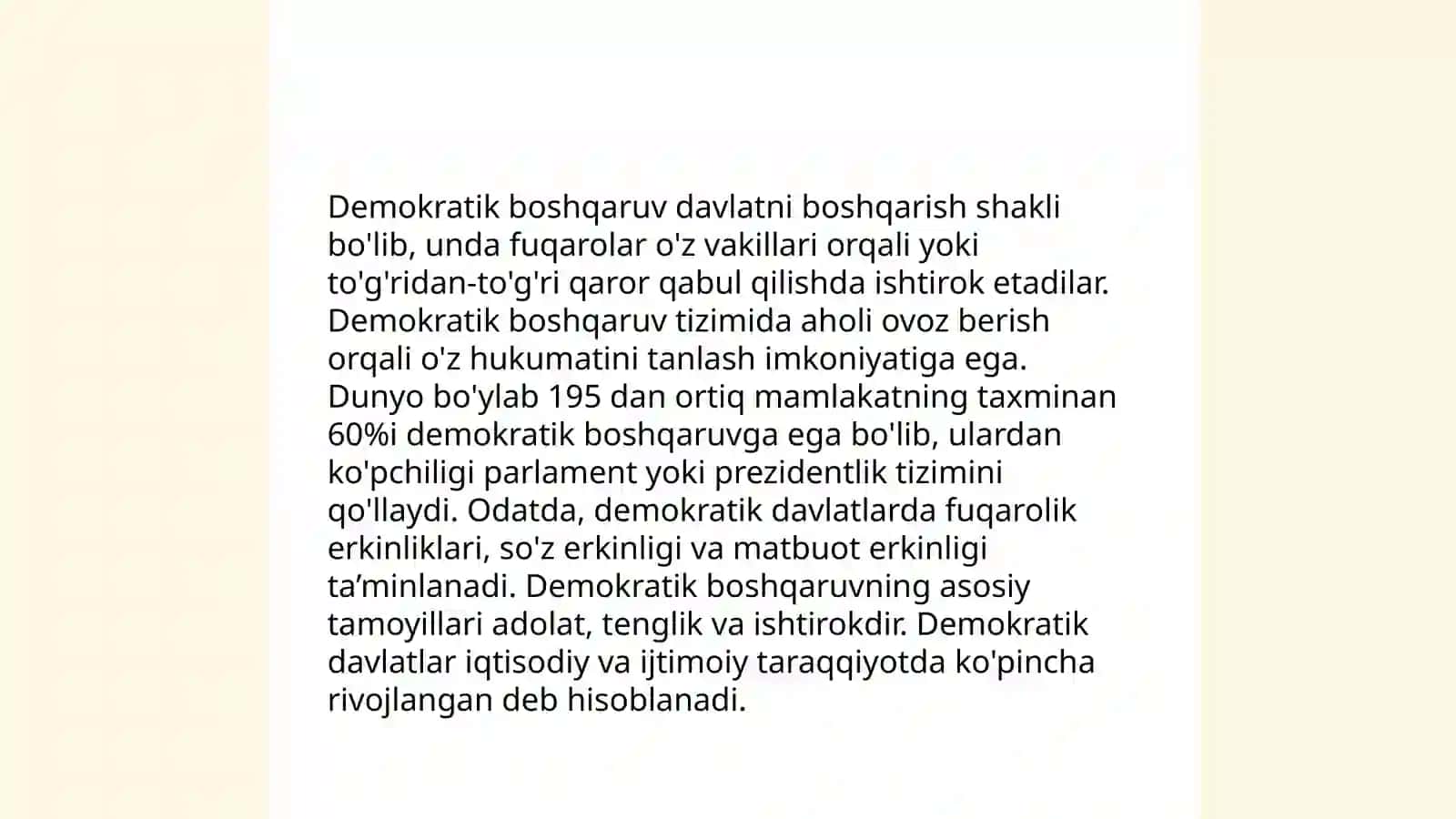 O'zbekiston Konstitutsiyasining Asosiy Tamoyillari 4