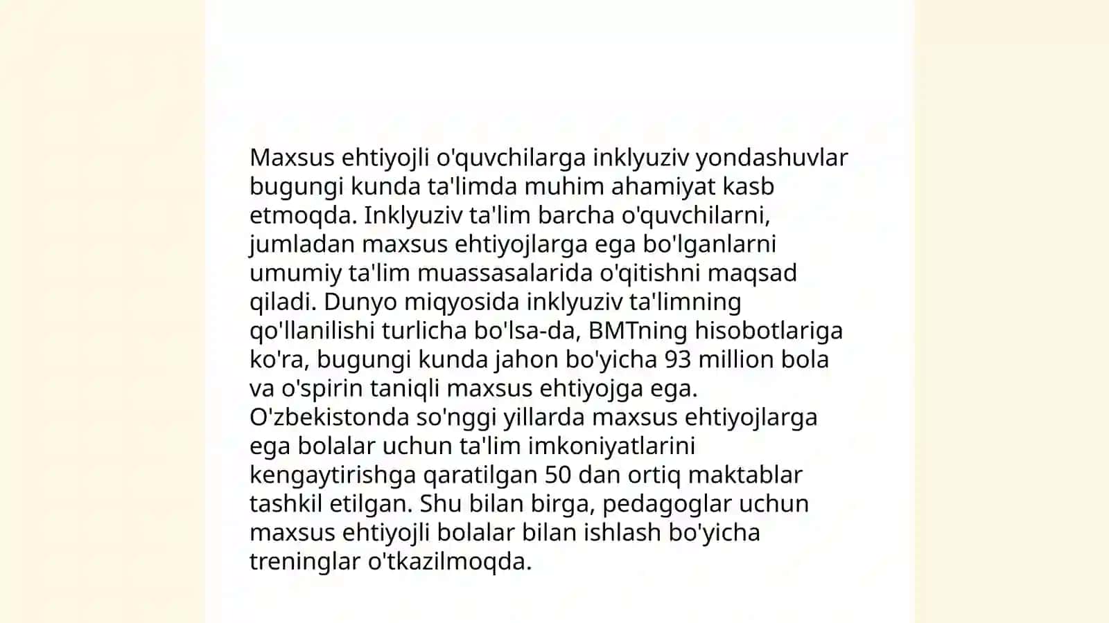 Inklyuziv ta'lim haqida ma'lumot 4