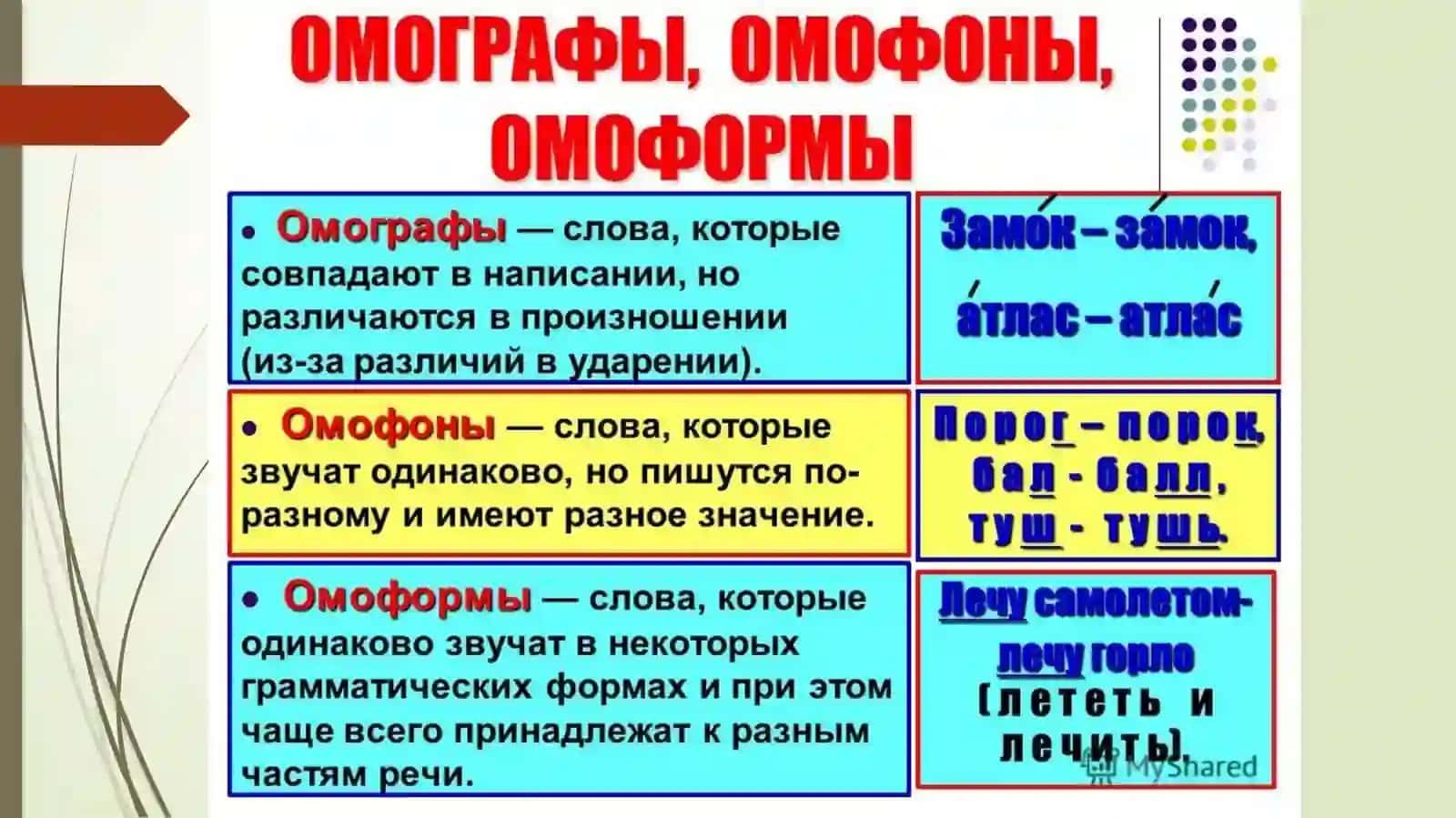 Омонимия и полисемия 4