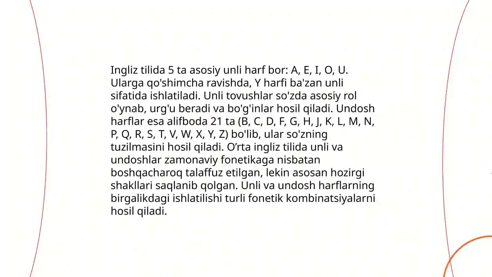 O'rta asr ingliz tilining fonetik tavsifi 4