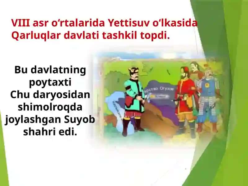Qarluqlar O`g`uzlar Tohiriylar mavzusiga slayt 4