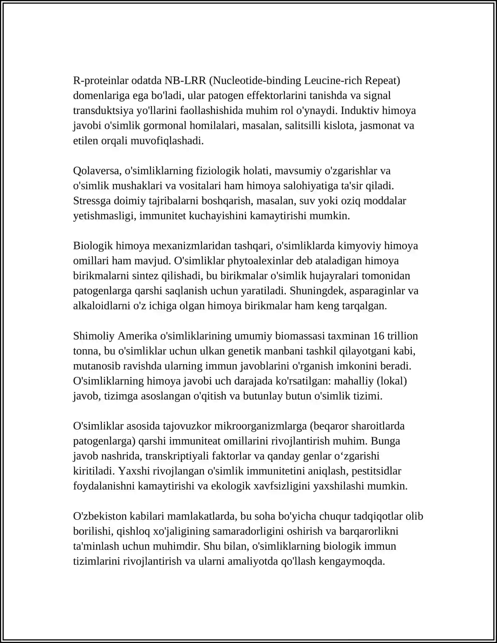 O'simlik immuniteti biologiyasi 4