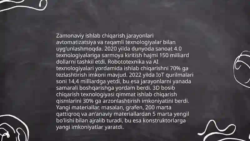 Ishlab chiqarishda avtomatlashtirish vositalari 4
