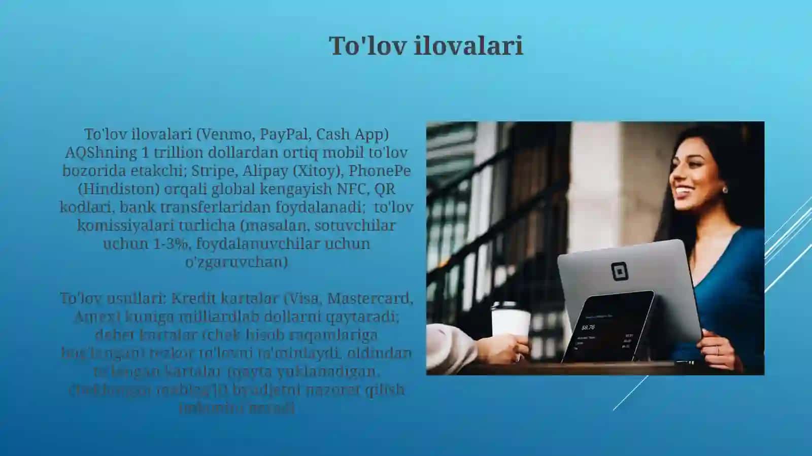 To‘lov vositalarining turli ko‘rinish (tur)lari 4