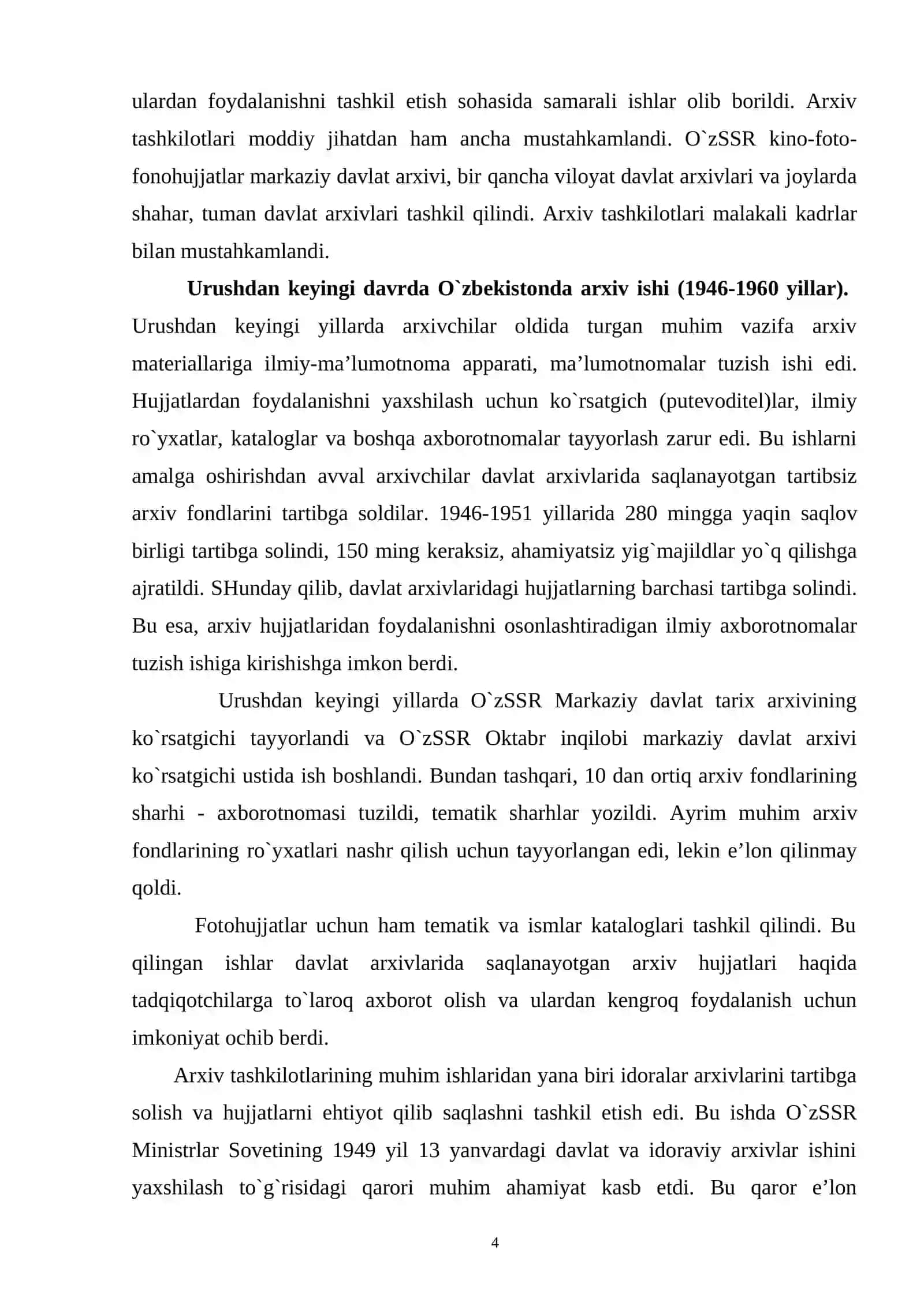 İkkinchi jahon urushi yillarida O`zbеkistоnda arхiv ishi 4