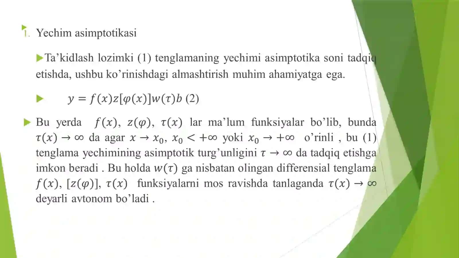 Emden -Fauler tipidagi tenglamalar 4