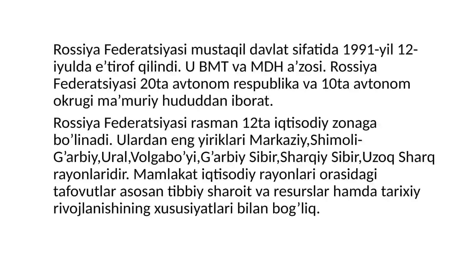 Rossiya Federatsiyasi Hududi 4
