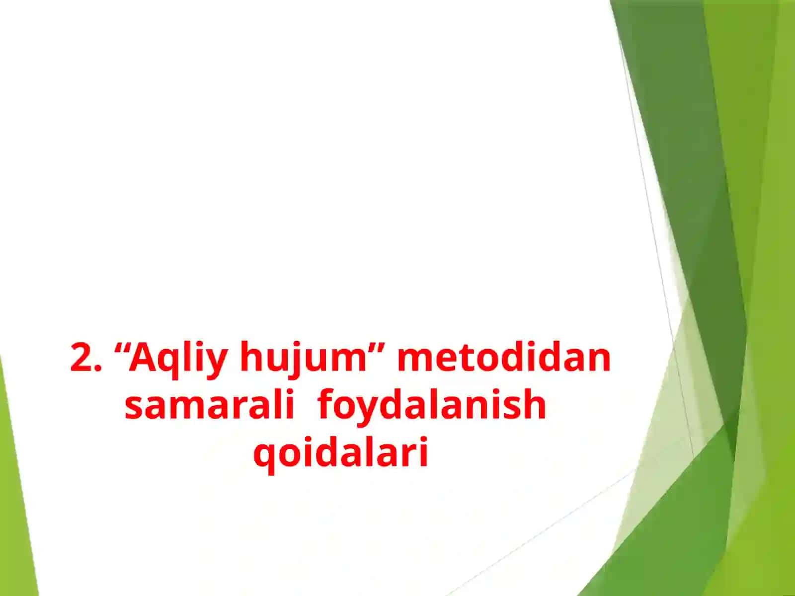 Aqliy hujum metodi 4