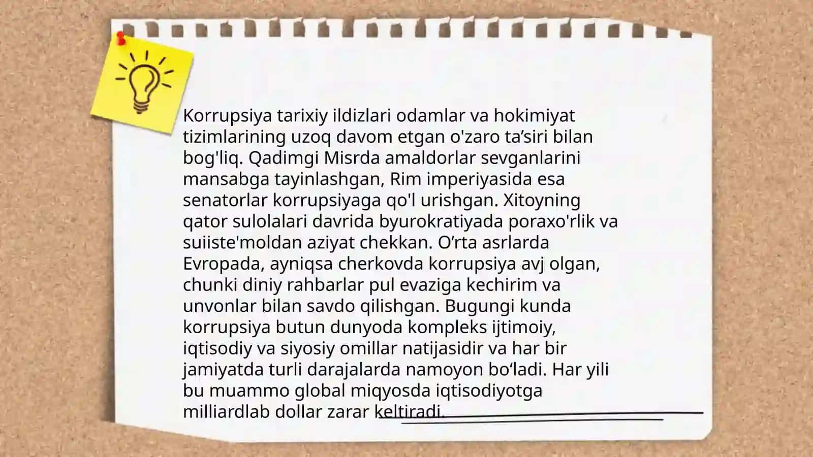 Korrupsiyaning mohiyati va uning oqibatlari 4