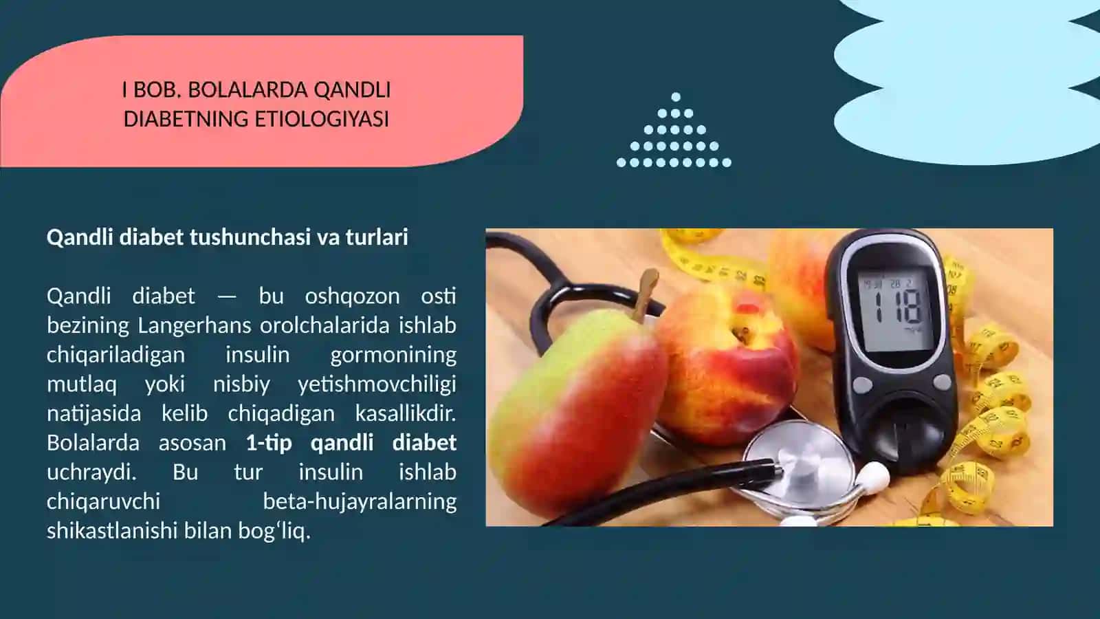 Bolalarda Qandli Diabetning Etioylogiyasi 4