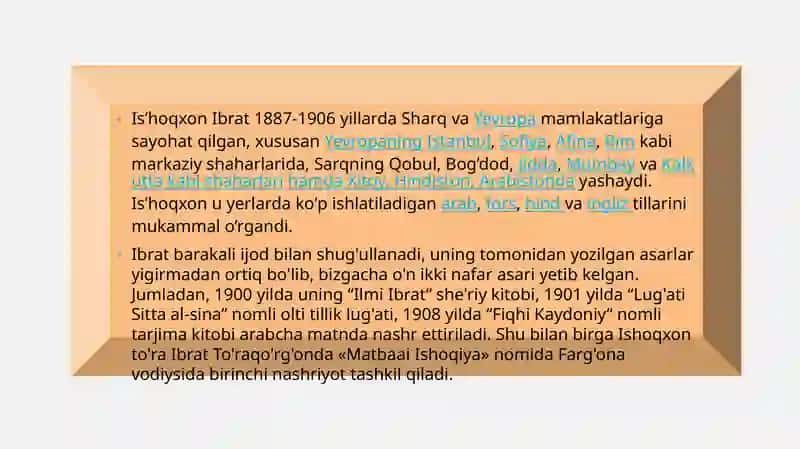Is’hoqxon Ibrat pedagogik qarashlari 4