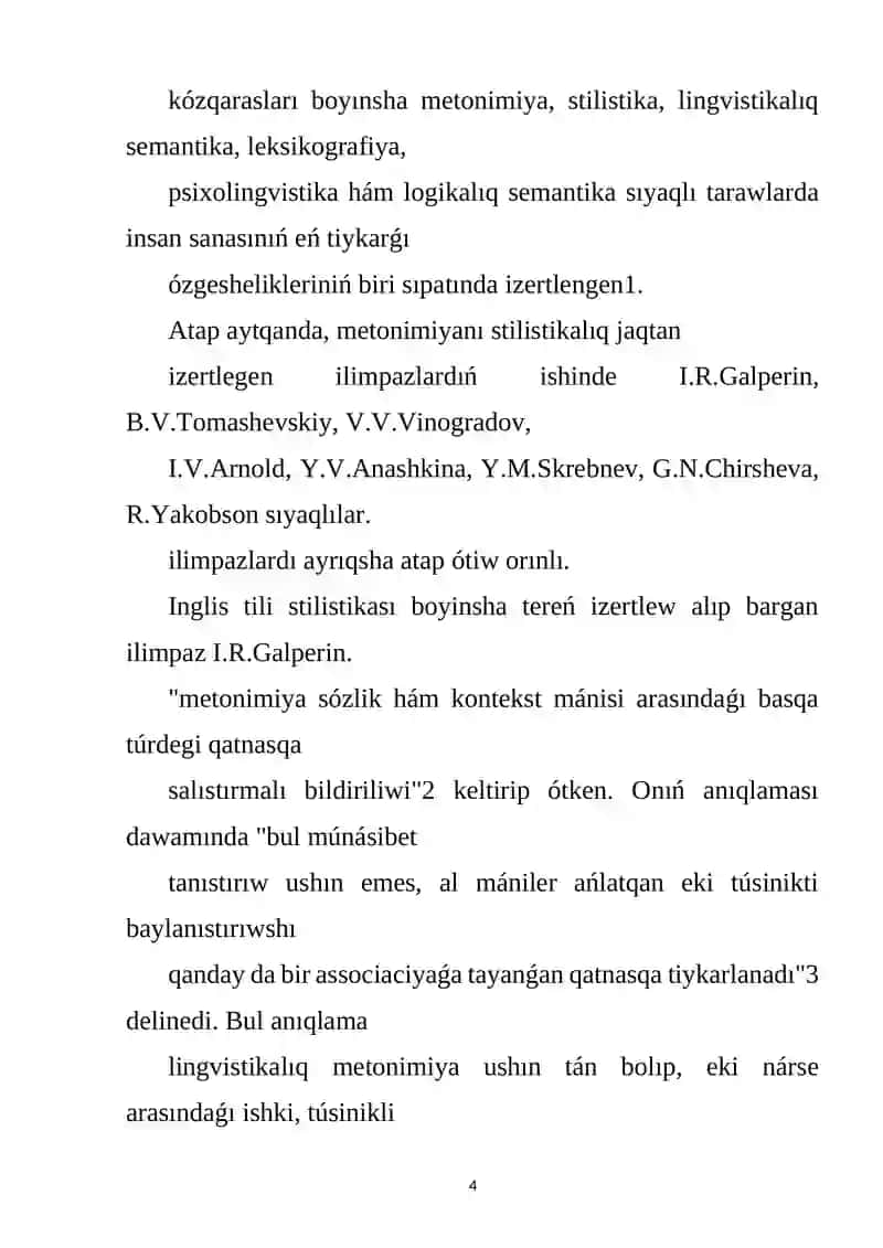 BASLAWISH TÁLIM QÁNIYGELIGI 4