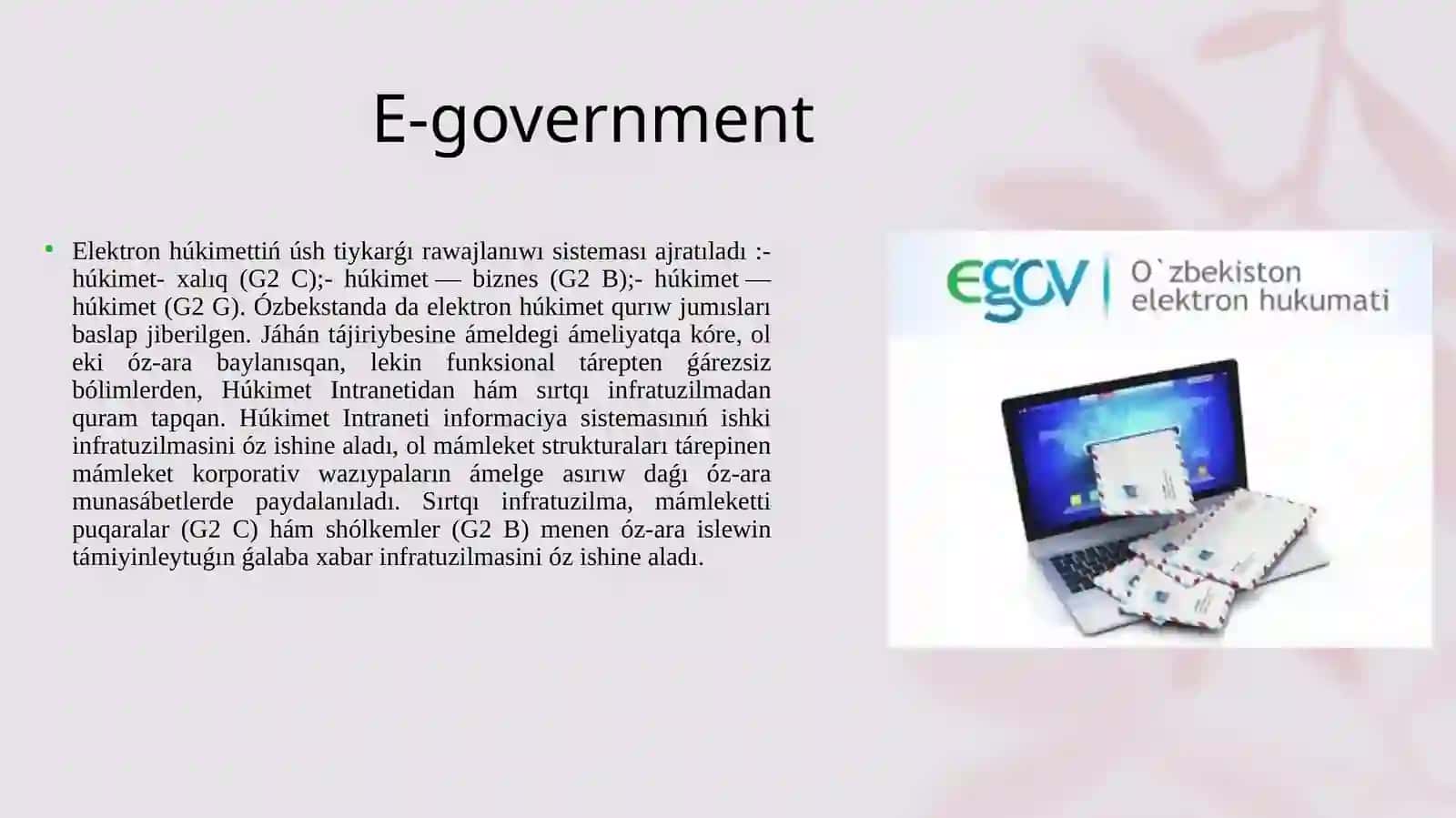Elektron húkimet hám nomerlestiriw 4