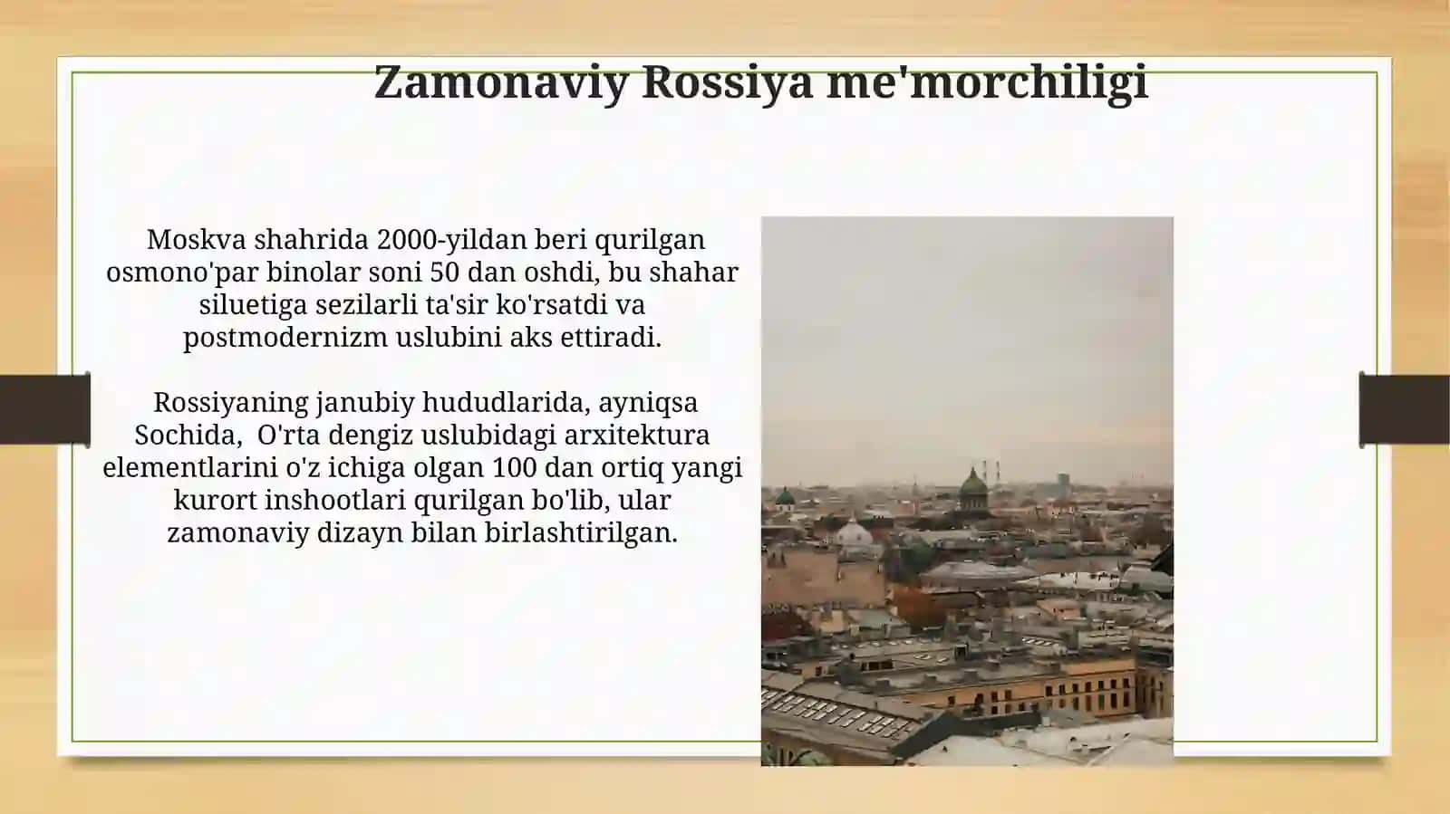 Rossiyaning geografik xususiyatlari 4