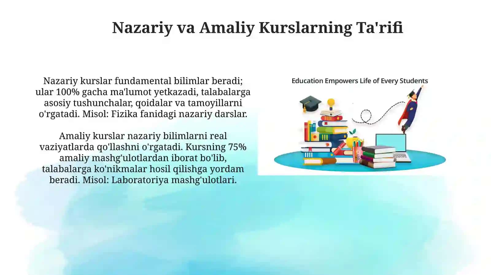 Nazariy va Amaliy Kurslar 4
