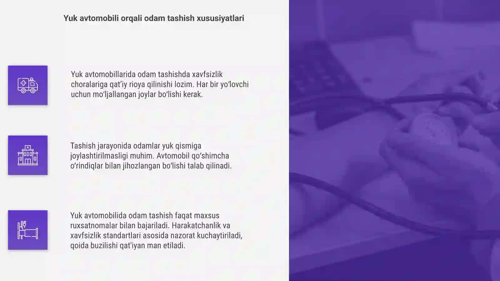 Yuk avtomobilida odam tashish 4