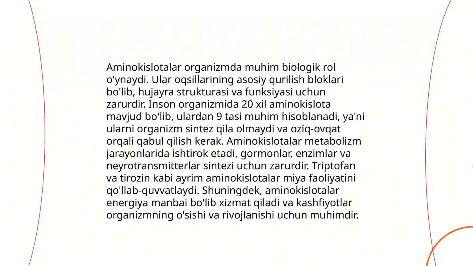 Aminokislotalar almashinuvi 4