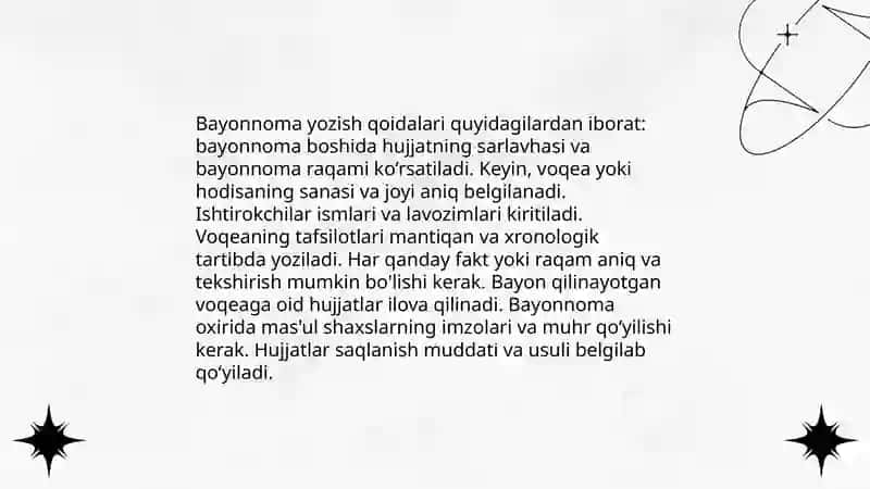 Majlis bayoni va bayonnomadan koʻchirma 4