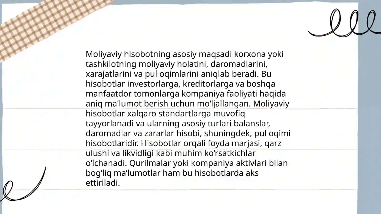 Moliyaviy hisobot: mazmuni, funksiyalari va turlari 4