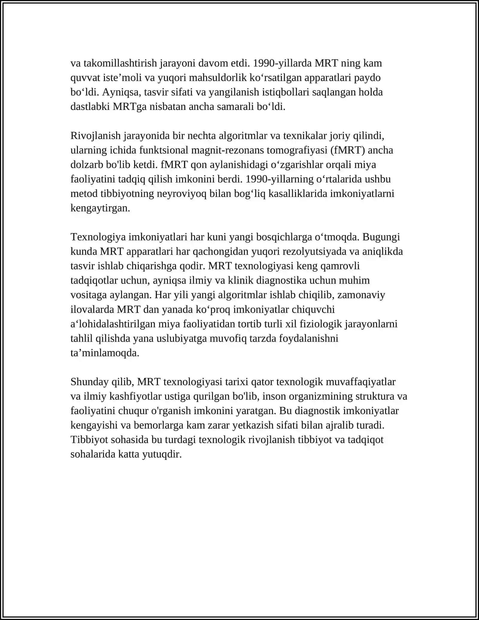 MAGNIT-REZONANS TOMOGRAFIYA TEKSHIRUV USULLARI HAQIDA 4