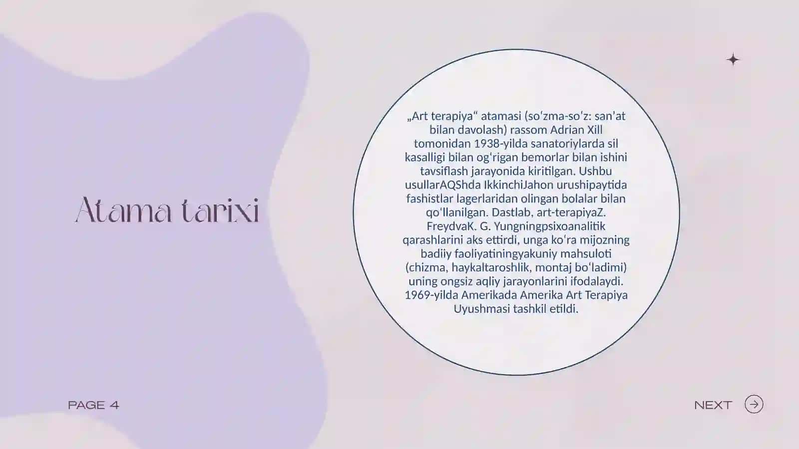 PSIXOLOGIK XIZMATNI TASHKIL ETISHDA ART TERAPIYANING ÒRNI 4