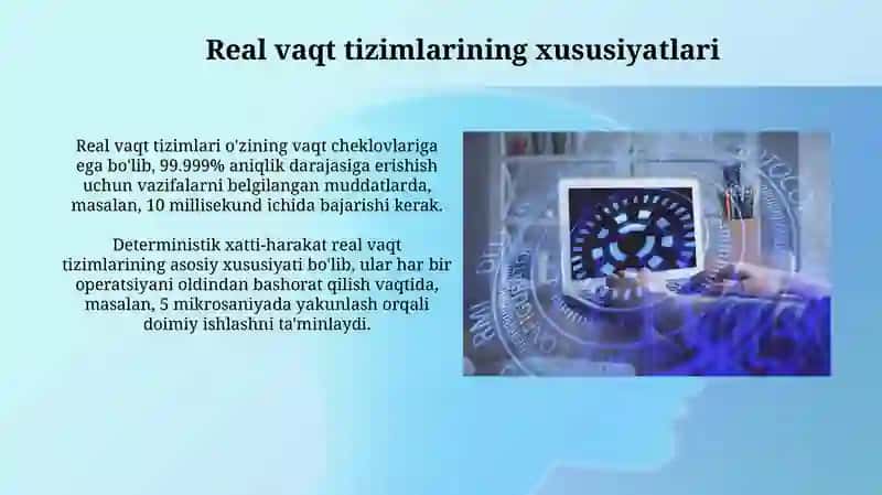 Real vaqtda ishlov berish tizimlari 4
