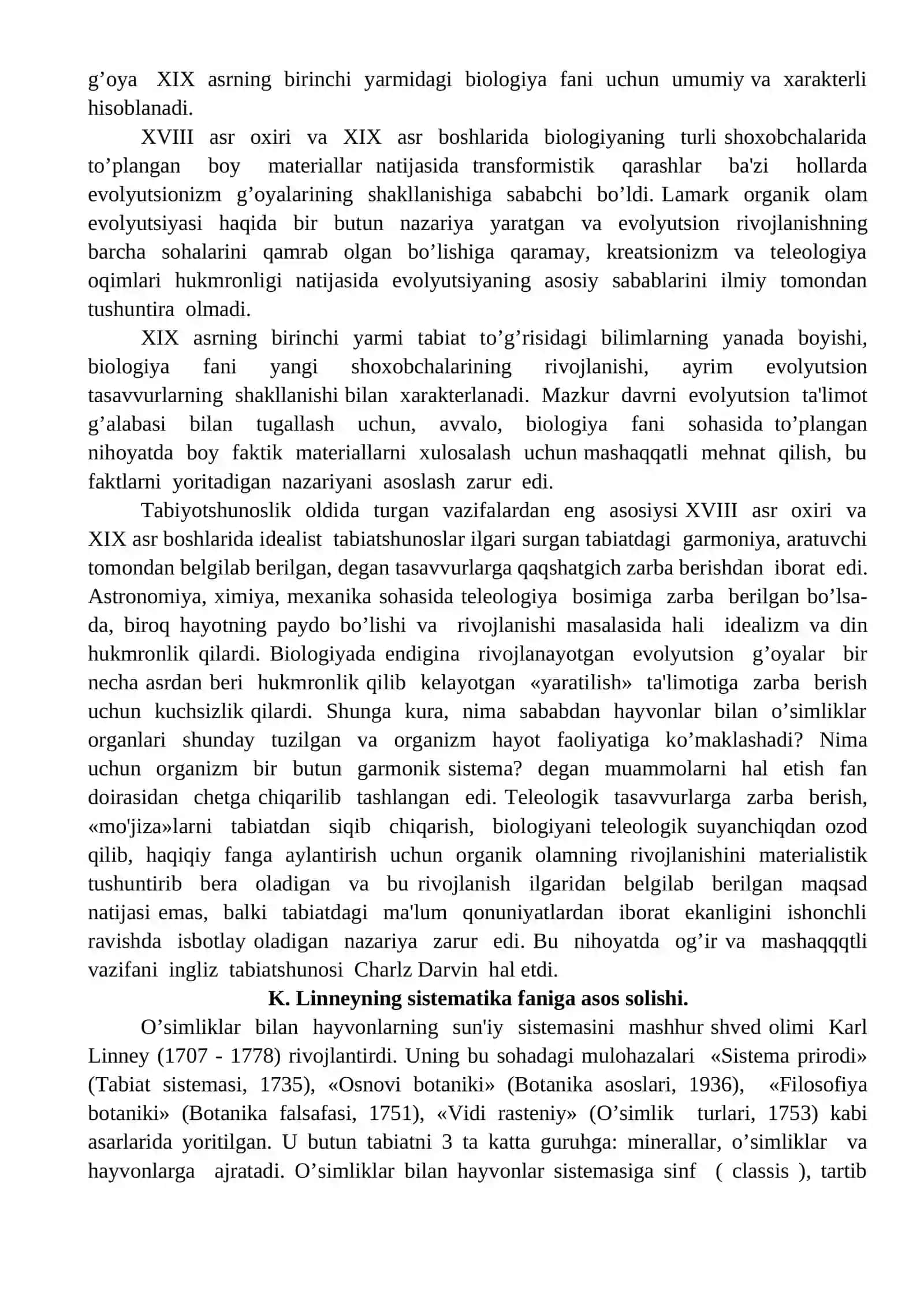 CHARLIZ DARVINNING EVOLYUTSION TA’LIMOTI VA UNDAN KEYINGI DAVR 4