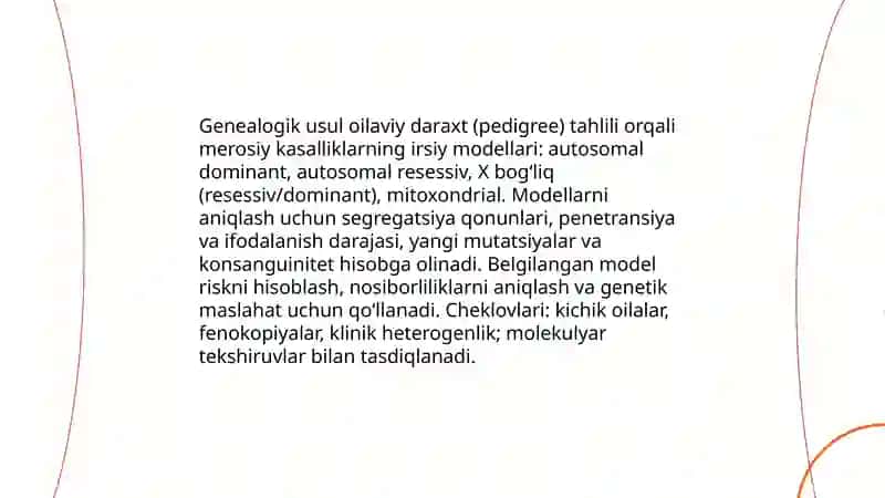 Odam genetikasi 4