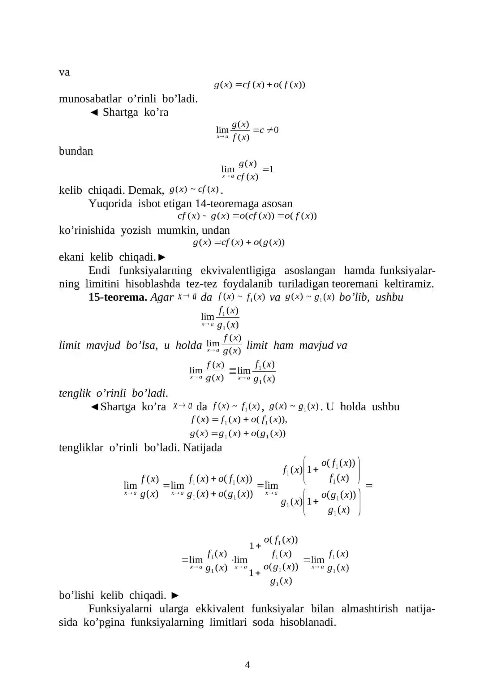 Chegaralanish (O(qiyinlik)) 4