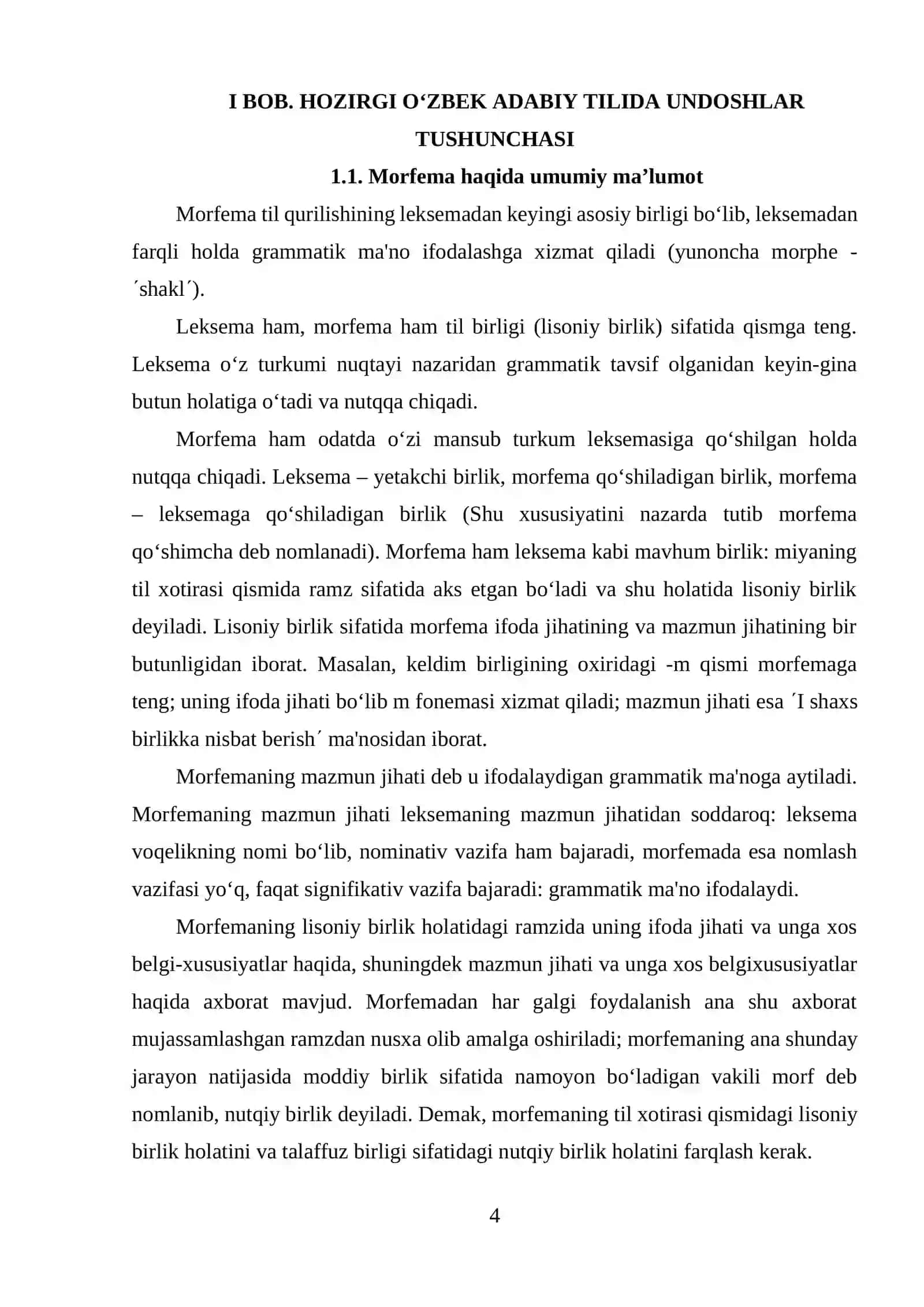 So'zning morfem tarkibidagi o'zgarishlar 4