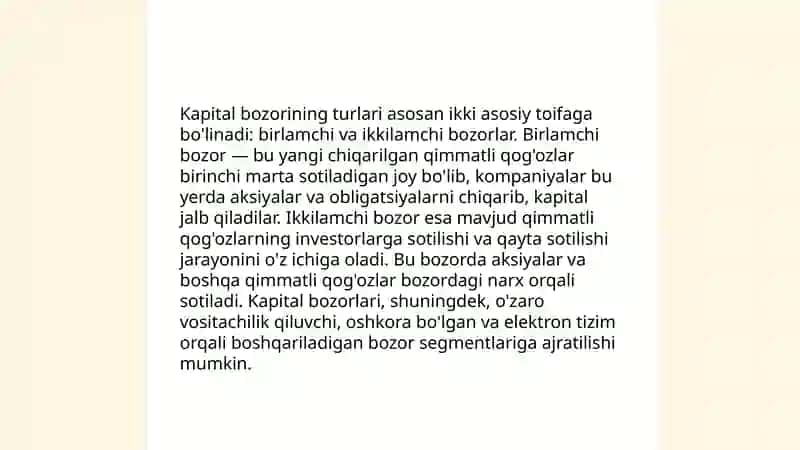 Kapital bozori va uni tashkil etish 4