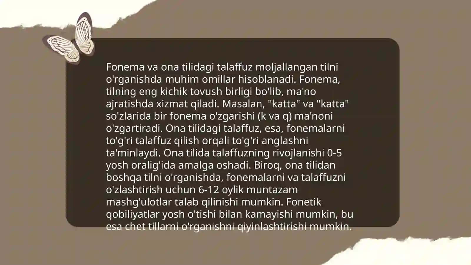 Turli tillardagi fonetik hodisalar 4