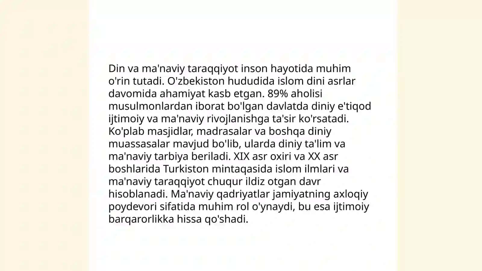 Din va hurfikrlilik 4
