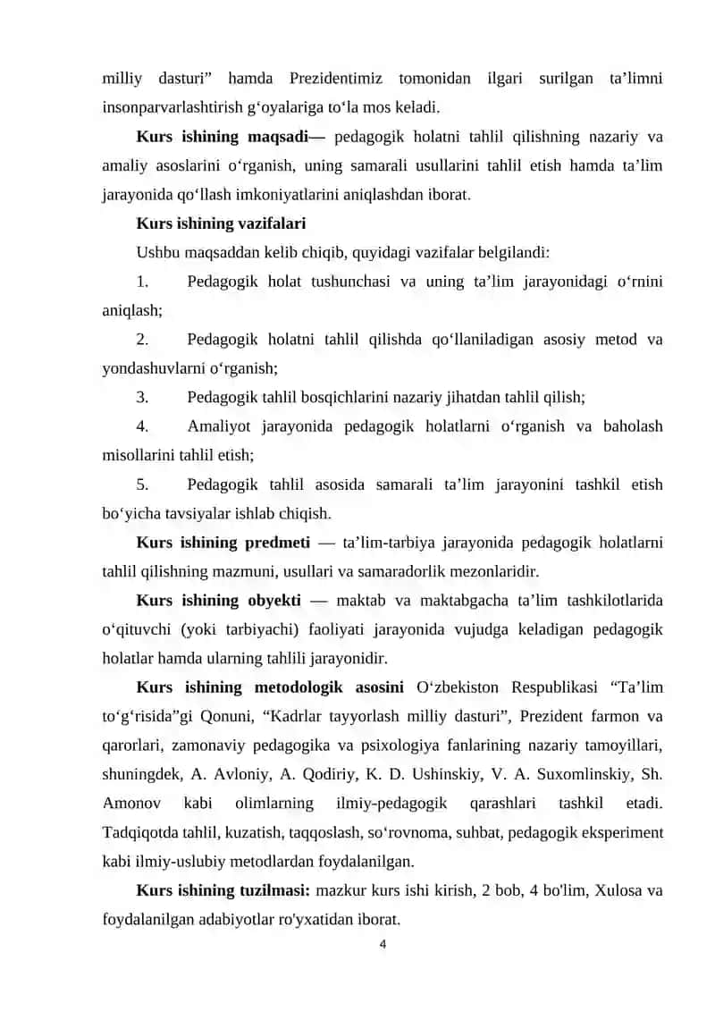PEDAGOGIK HOLATNI TAHLIL QILISH USULLARI 4