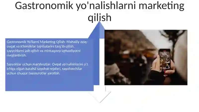 Gastronomik yònalishlar va sayyohlik marshrutlari 4