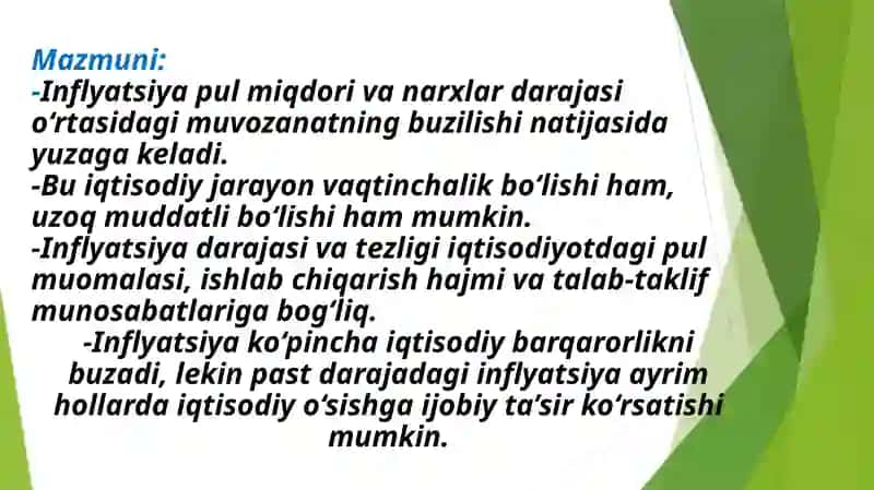 Inflatsiya tushunchasi 4